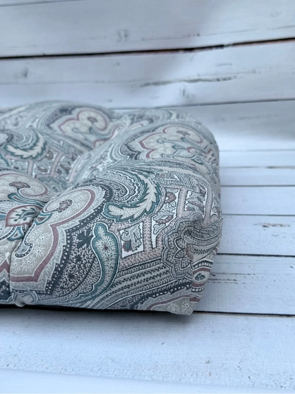 VINTAGE Set of 2 Storehouse Paisley Chair Cushions